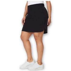 NWT 32 Degrees Cool High Rise Mini Pull On Stretch Skort Womens M Black